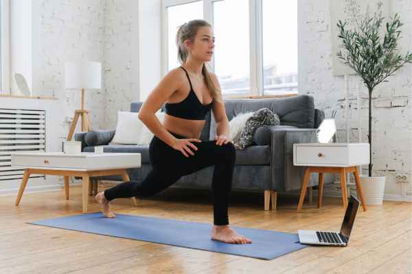 Woman exercising confidently after femiwand treatment Sudbury