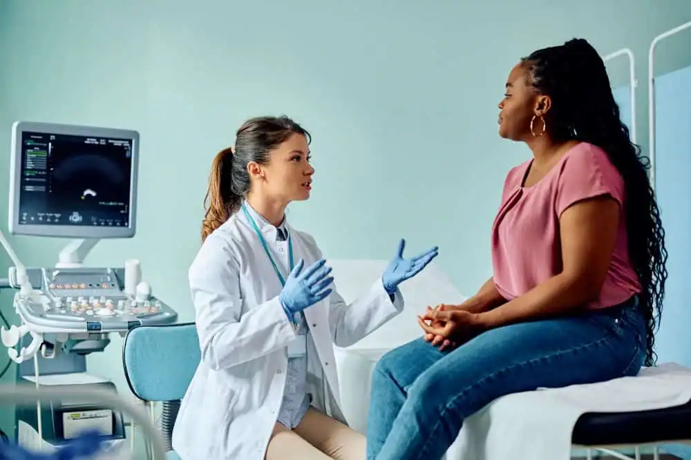 Rejuvenating Intimacy: Exploring Surgical Solutions for Vaginal Laxity 1 Woman have consultation about vaginal laxity Sudbury